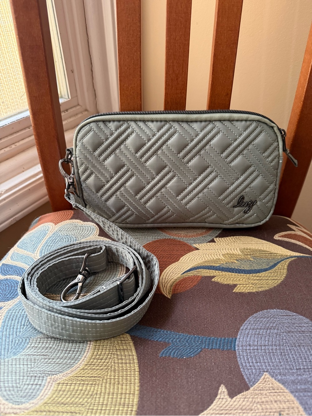 Lug Coupe CL in Sage with Daisy lining